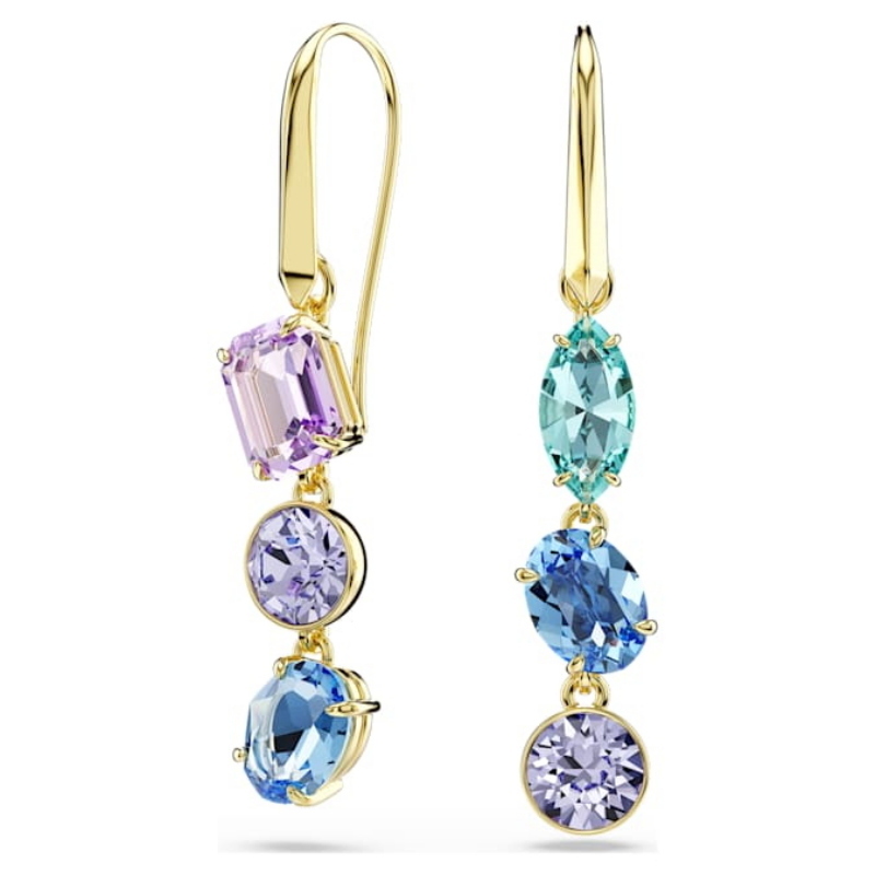 Swarovski 5747917 swarovski fashion piece - gema orecchino a buco drape mul/gos nuovo in scatola originale
