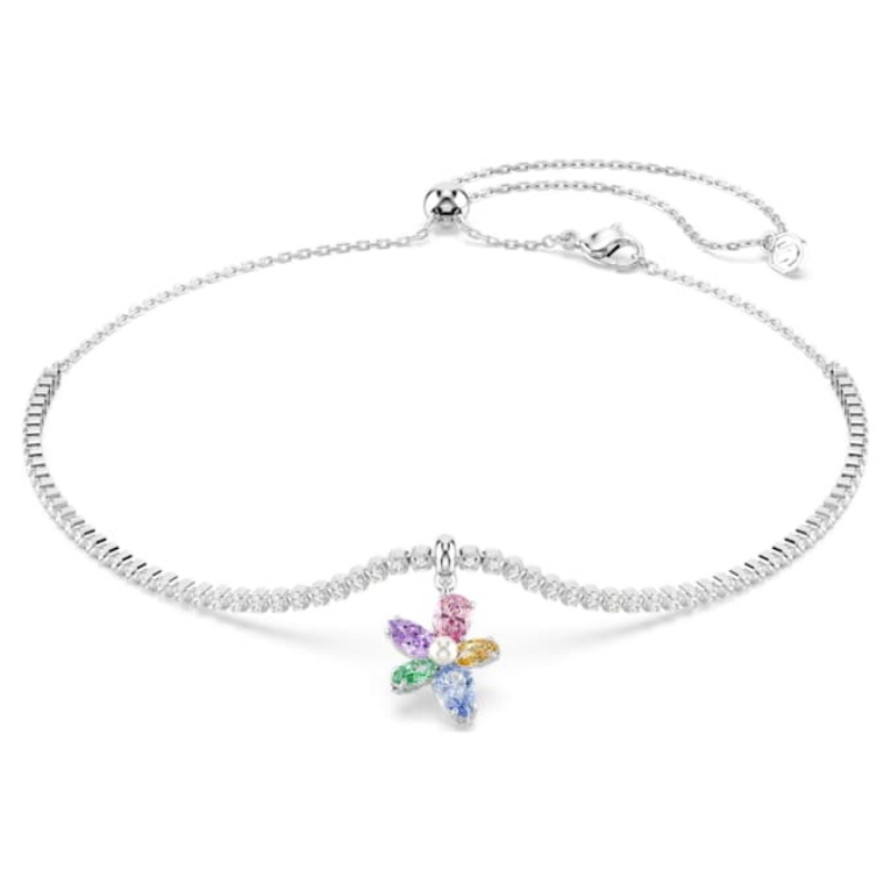 Swarovski 5749189 swarovski fashion piece - 2026 capsule girogola flower motif mul/r nuovo in scatola originale