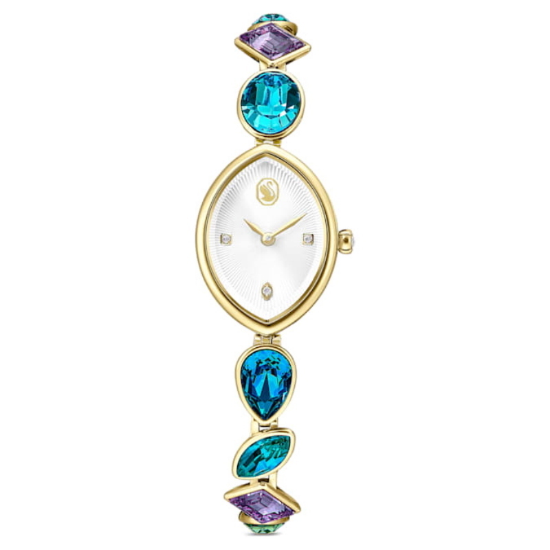 Swarovski 5749569 swarovski fashion piece - gema mc mul/sil/pgo nuovo in scatola originale