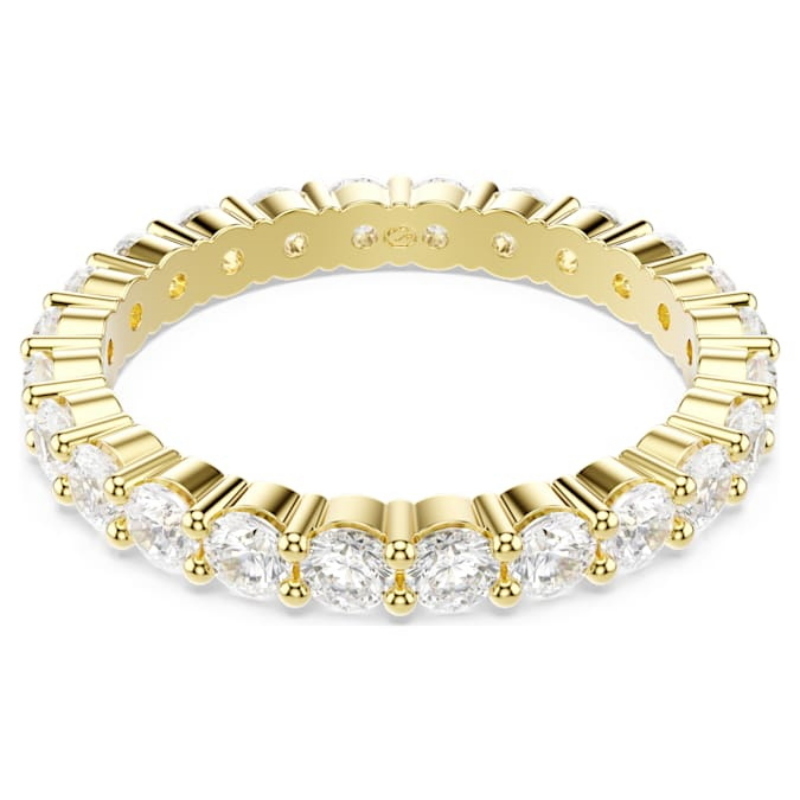 Swarovski 5750960 anello swarovski - anello gold shiny white/gos 60 nuovo in scatola originale
