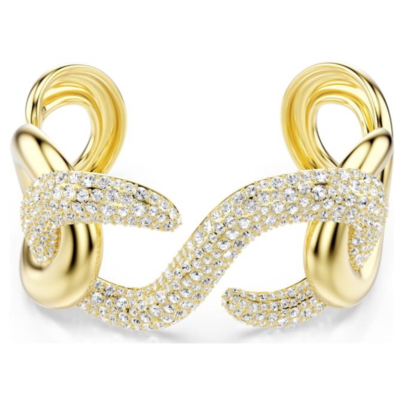 Swarovski 5751214 swarovski fashion piece - dextera cuff cry/gos m nuovo in scatola originale