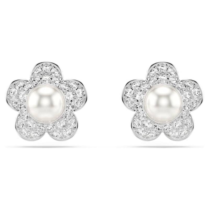 Swarovski 5756098 swarovski fashion piece - 2026 capsule orecchino a buco angelic cr nuovo in scatola originale