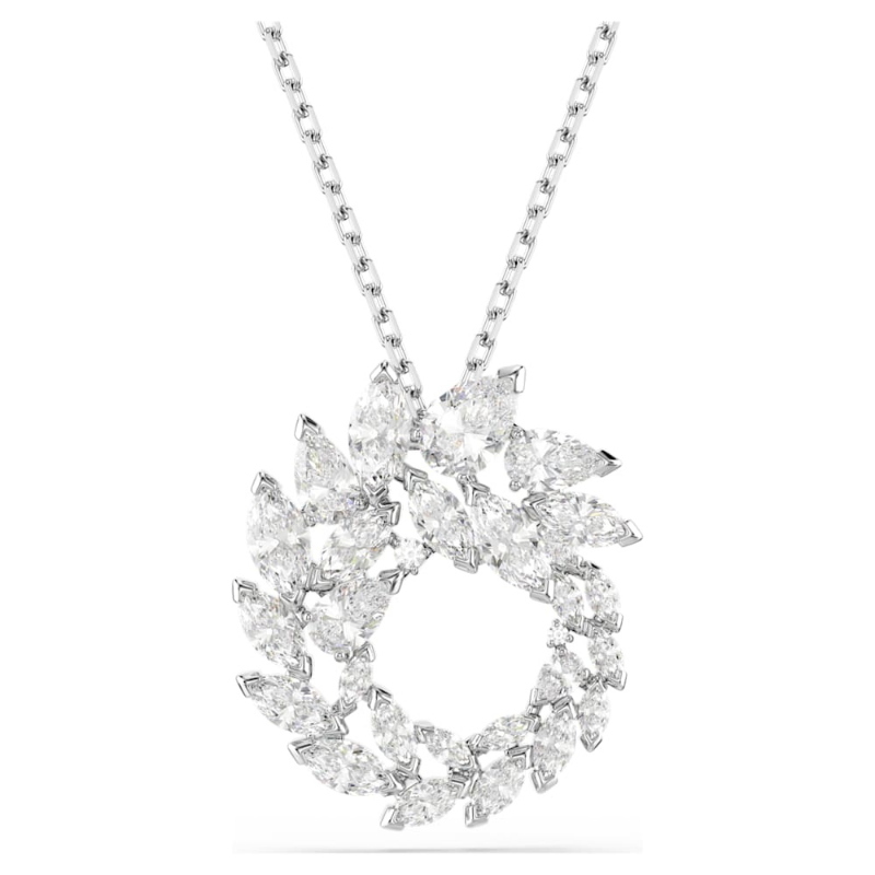 Swarovski 5759837 pendente mesmera, taglio marquise, bianco, placcato rodio di swarovski originale