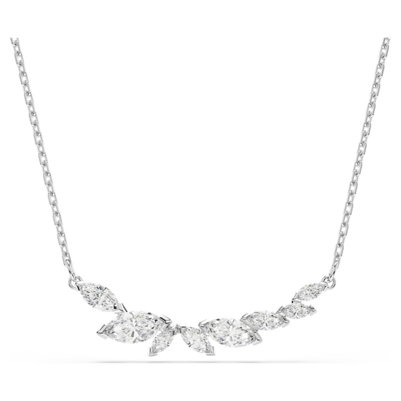Swarovski 5759838 collana mesmera, taglio marquise, bianca, placcato rodio di swarovski originale