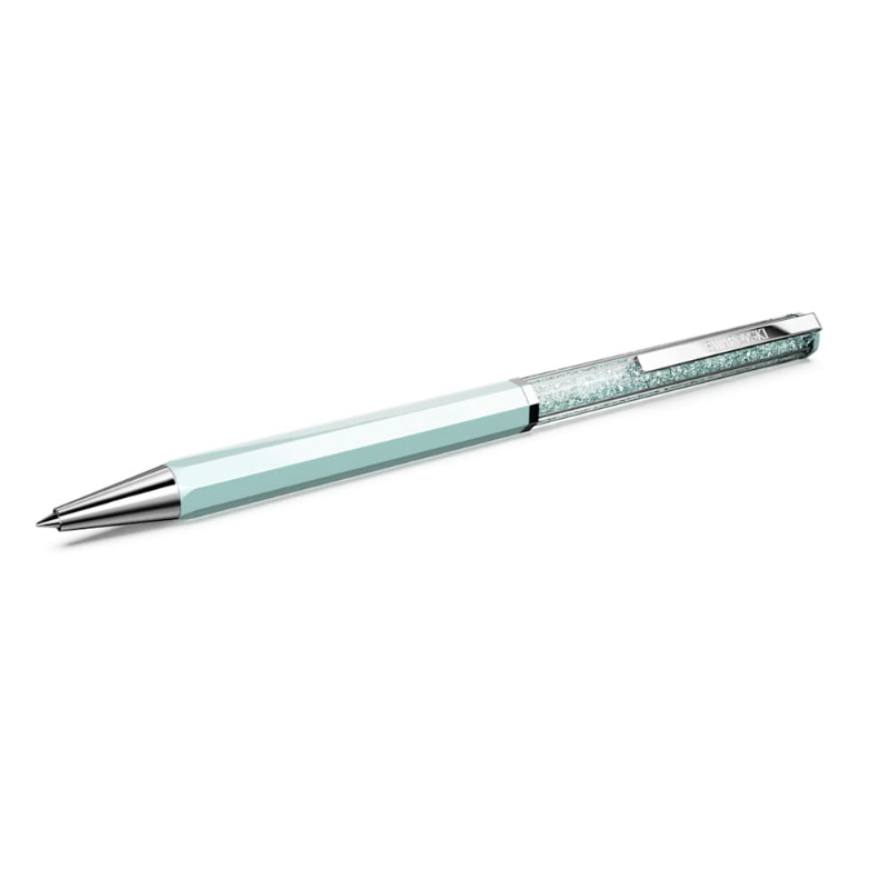 Swarovski 5760216 penna a sfera crystalline, laccato blu, cromato di swarovski originale