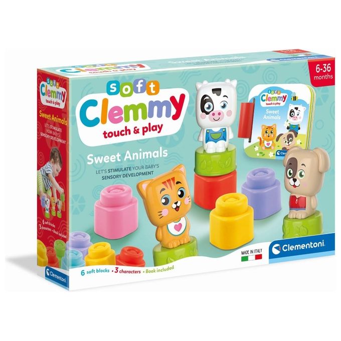 Sweet Animals Book Playset ( 9 pz ) CLEMMY 6-18m 17849