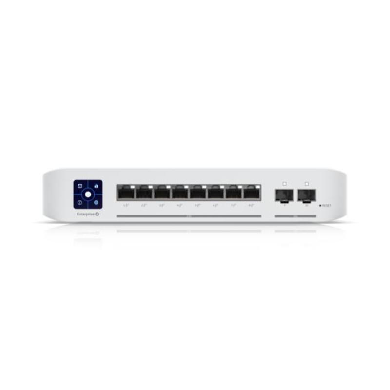 Switch 10p ubiquiti usw-enterprise-8-poe l3 -8p 2.5gbe 802.3at poe+ rj45 + 2p 10g sfp+