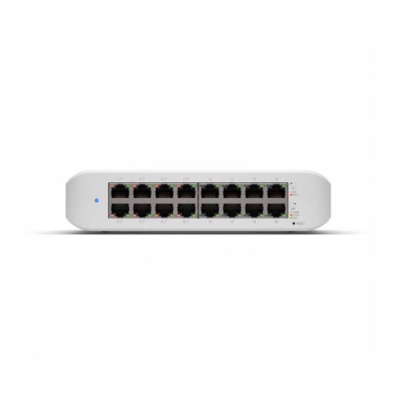 Switch 16p gigabit poe ubiquiti 16p rj45 gbe di cui 8p poe+