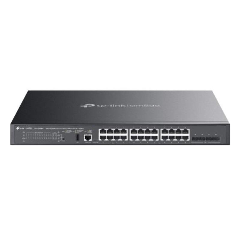 Switch 24p gigabit stackable lite l3 managed poe++ - 4p 10g sfp+ tp-link sg5428xmpp - garanzia a vita