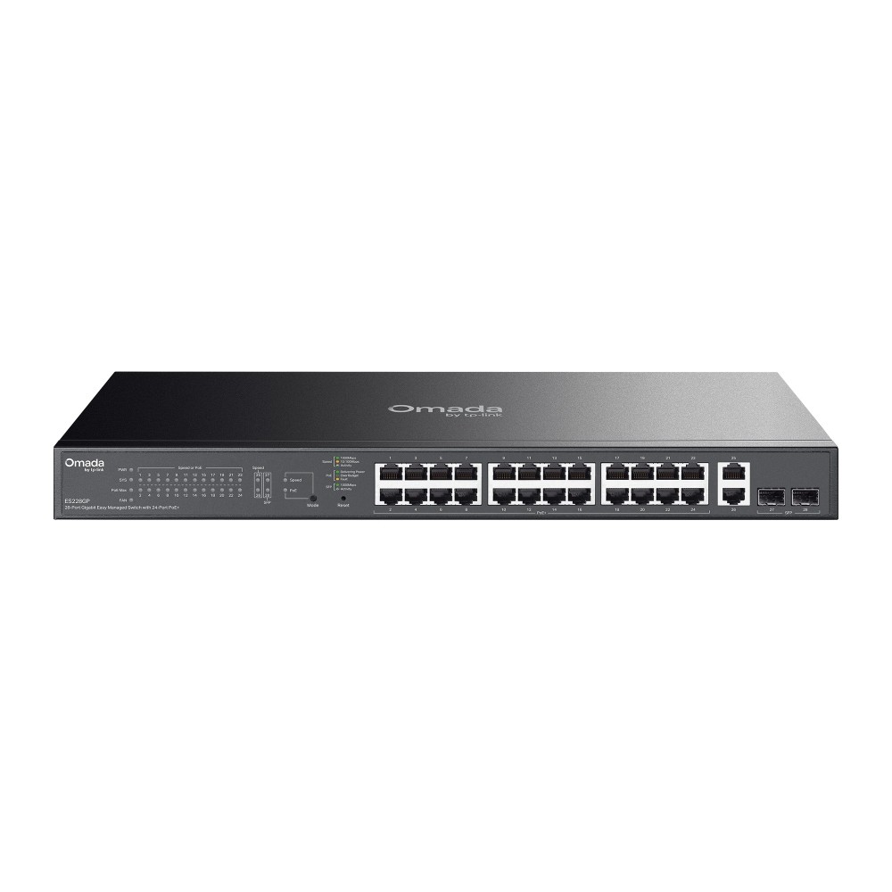 Switch 28P Gigabit Mananaged Omada 24P Poe 2P Non Poe 2Sfp Cloud Omada
