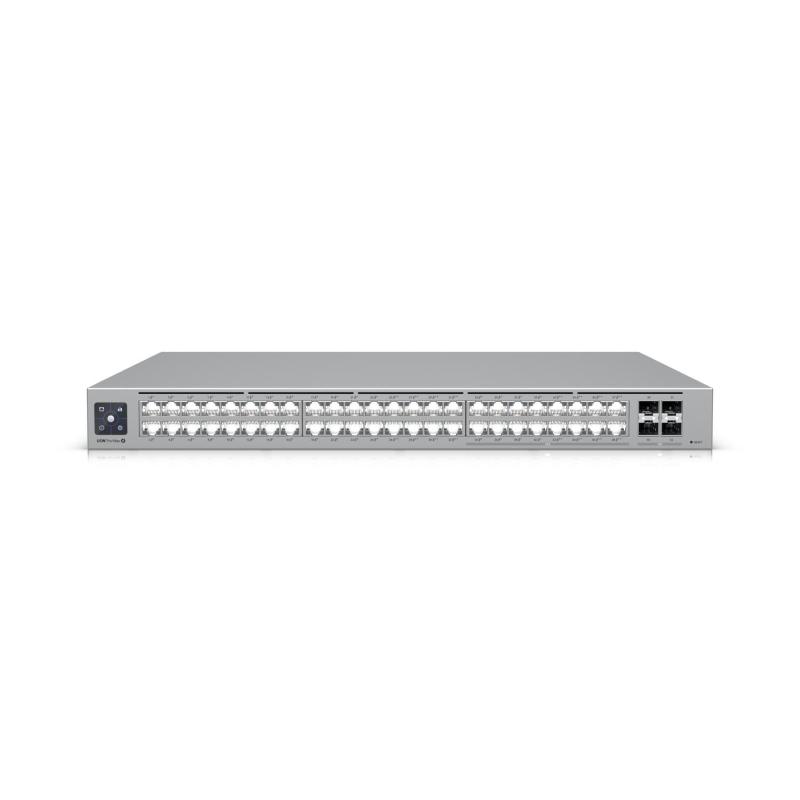 Switch 48p poe lan gigabit ubiquiti usw-pro-max-48-poe l3 16p 2.5gbe (8p poe++ 8p poe+) 24p gbe poe+ 8p poe++ - 720w