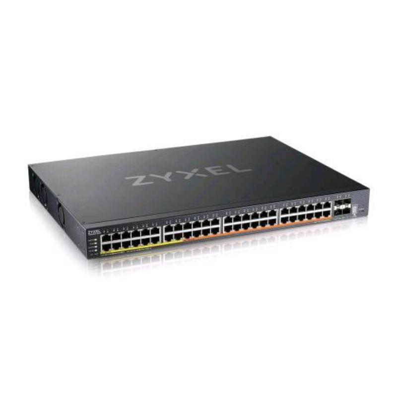 Switch 52p zyxel xmg2230-52hp-zz0101f nebulaflex man. l3 lite 16p gbe poe+ 16p gbe poe++ 16p 2.5mgbe poe++ 4p 10gbe sfp+