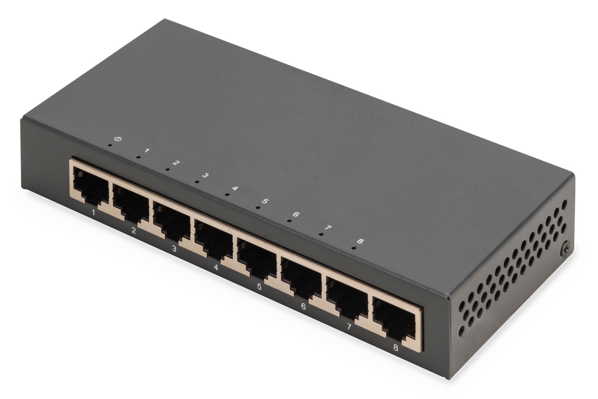 Switch Gigabit A 8 Porte Desktop Non Gestito Alloggiamento In Metallo Switch Gigabit A 8 Porte Desktop Non Gestito Alloggiamento In Metallo