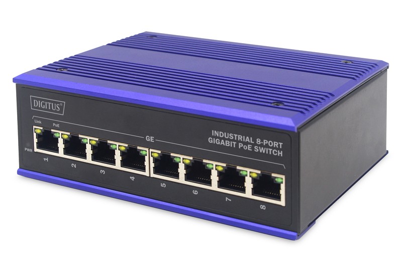 Switch Industriale 8 Porte Fast Ethernet 10/100 Din Rail Switch Industriale 8 Porte Fast Ethernet 10/100 Din Rail