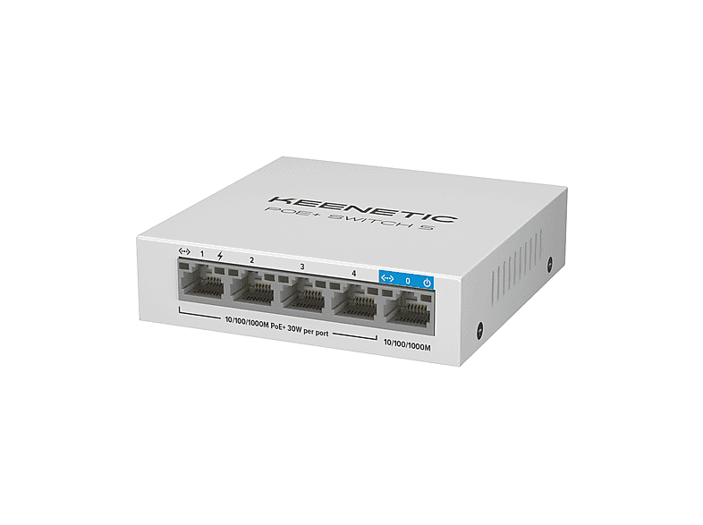 SWITCH KEENETIC PoE+ Switch 5, 5 porte, Gigabit