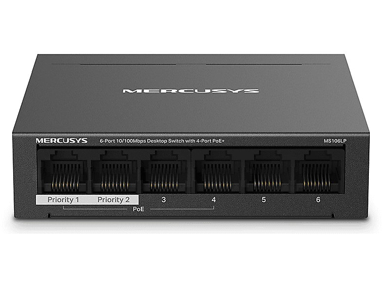 SWITCH MERCUSYS MS106LP Switch PoE 6Porte, 6 porte, 10/100 Mbit / s