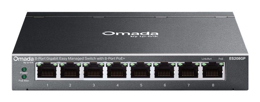 Switch Omada 8-Portgb Poe Managed 8Xgb Rj45P Desktop Steel Integ Sdn