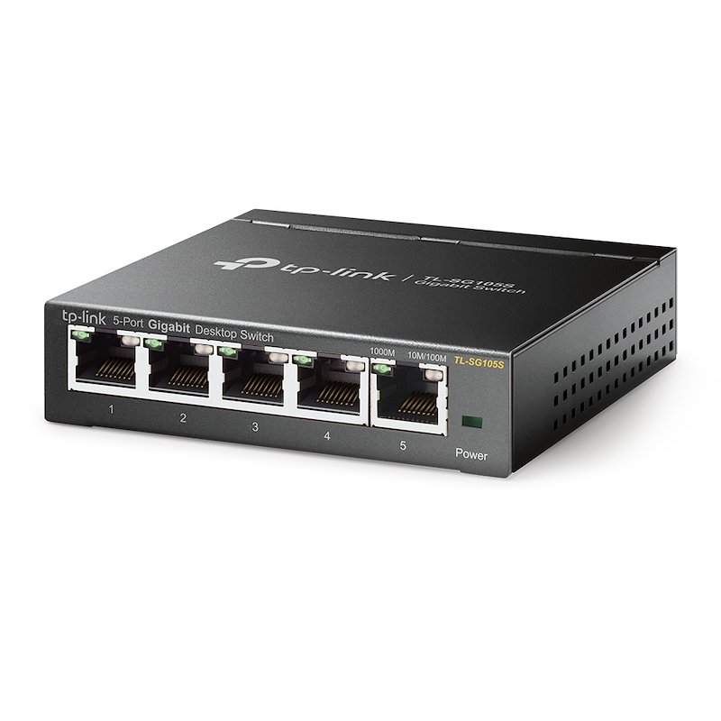 SWITCH TP-LINK TL-SG105S Giga, 5 porte, Gigabit