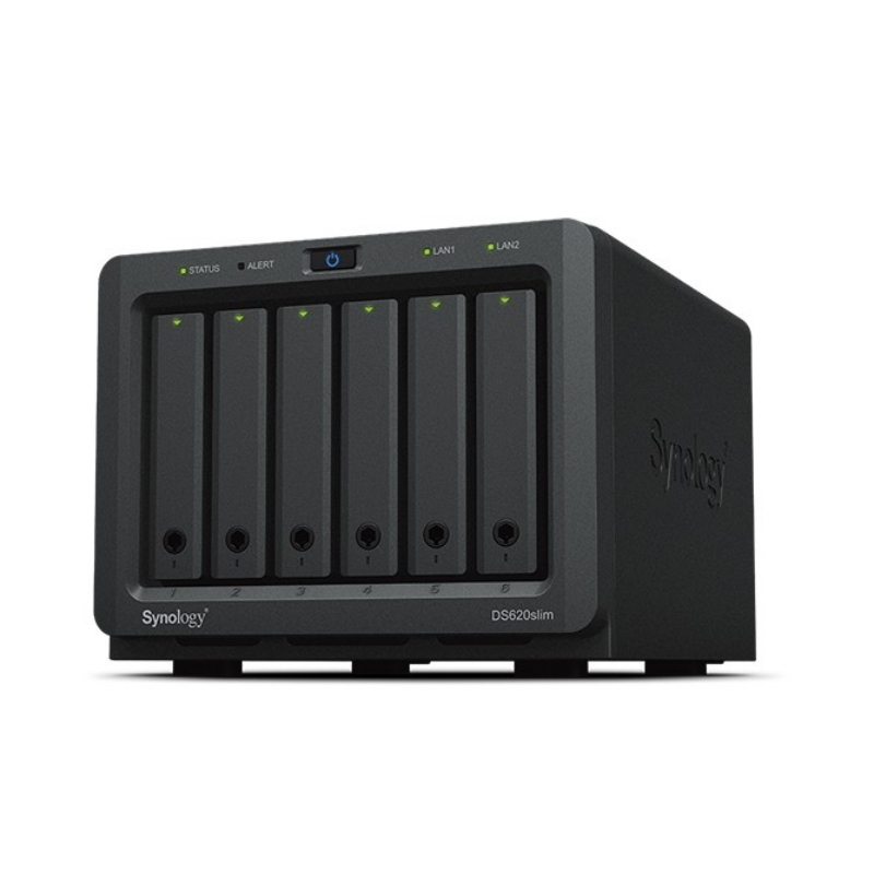 Synology diskstation ds620slim server nas e di archiviazione desktop collegamento ethernet lan nero j3355 Synology diskstation ds620slim server nas e di archiviazione desktop collegamento ethernet lan nero j3355