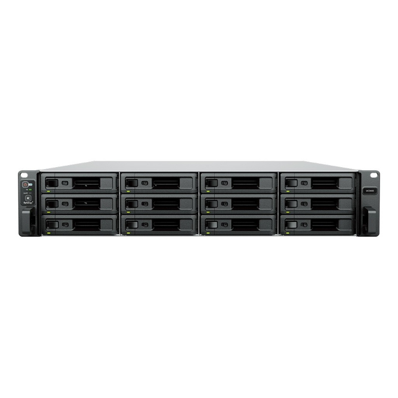 Synology uc3400 server nas e di archiviazione armadio (2u) collegamento ethernet lan d-1541