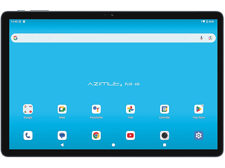 Tablet MEDIACOM SMARTPAD 11 AZIMUT4 PLUS, 128 GB, 10,95 ", NERO, Connettività: 4G (LTE)