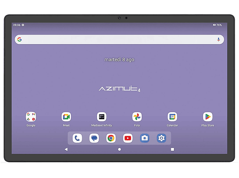 Tablet MEDIACOM SMARTPAD AZIMUT4 6/128, 128 GB, 10,51 ", Grey, Connettività: 4G (LTE)