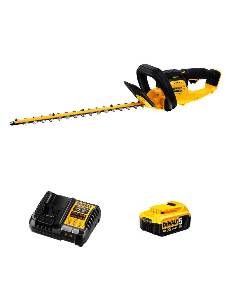 Tagliasiepi DeWALT DCMHT563P1 (1 x 5,0 Ah + DCB1104) Tagliasiepi DeWALT DCMHT563P1 (1 x 5,0 Ah + DCB1104)