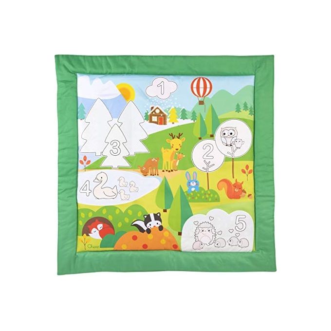 Tappeto gioco Colori & Numeri (80x80cm) MAGIC FOREST 00010632000000
