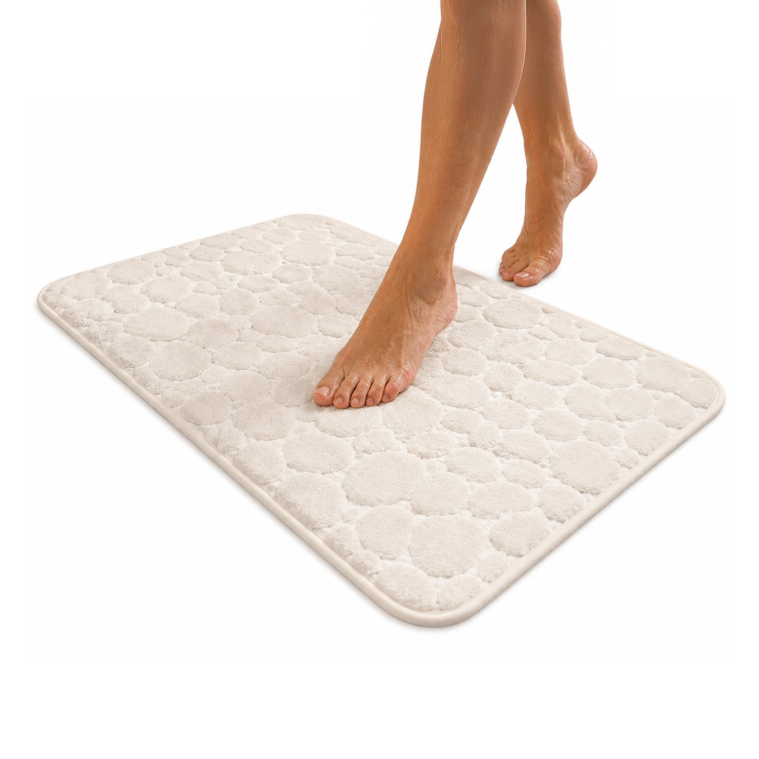Tappeto Memory Foam Beige 50x80cm Tappeto Memory Foam Beige 50x80cm