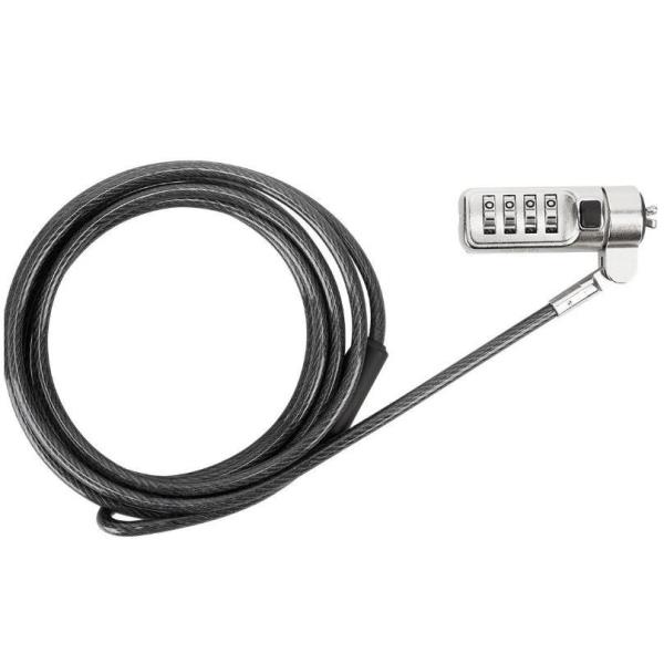 Targus ASP66GLX-S 1.65M BLACK/SILVER Cavo Di Sicurezza Per Notebook ASP66GLX-S