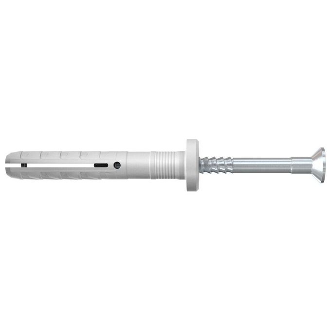 Tassello A Percussione N 6X40-10 F Con Bordo Piatto E Vite (100 Pz.) Tassello A Percussione N 6X40-10 F Con Bordo Piatto E Vite (100 Pz.)