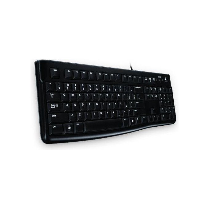 Tastiera computer K SERIES K120 Wired Black 920 002516