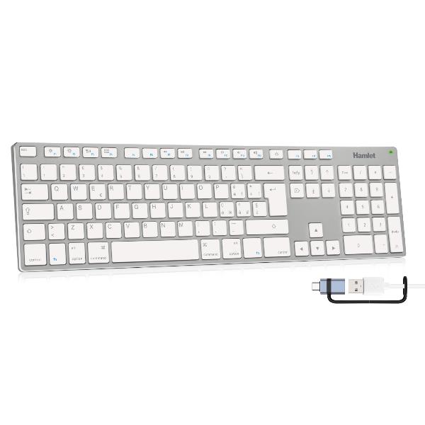 Tastiera computer Mac Board Silver XKKITA MCX