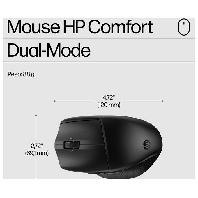 Tastiera e mouse COMFORT 685 Combo Dual Mode Black 8T6L7UT