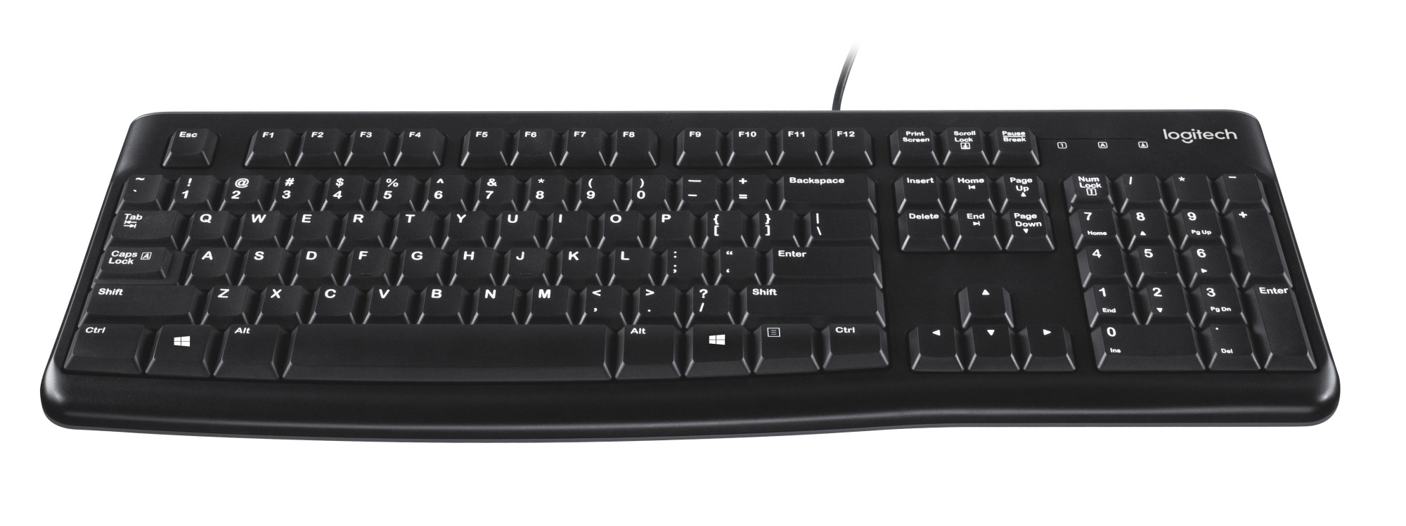 Tastiera K120 Log Black Usb Us Layout Black Logitech