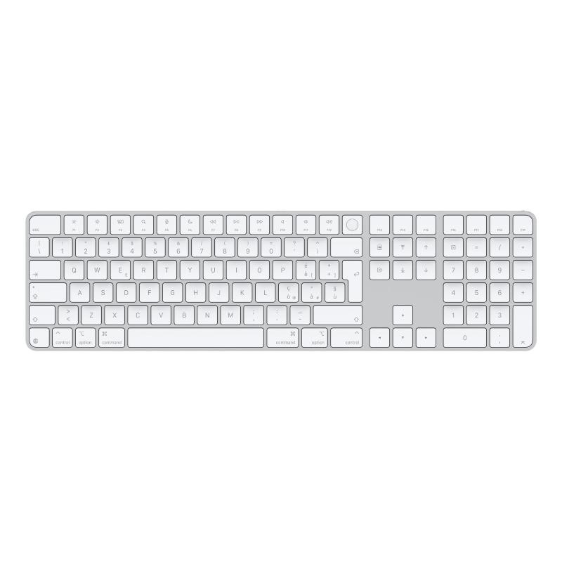 Tastiera magic apple keyboard bianc touch id + tast.numerico usbc