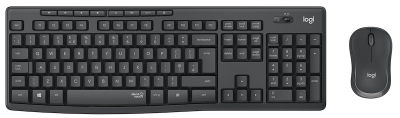 Tastiera + Mouse LOGITECH MK 295 Graphite