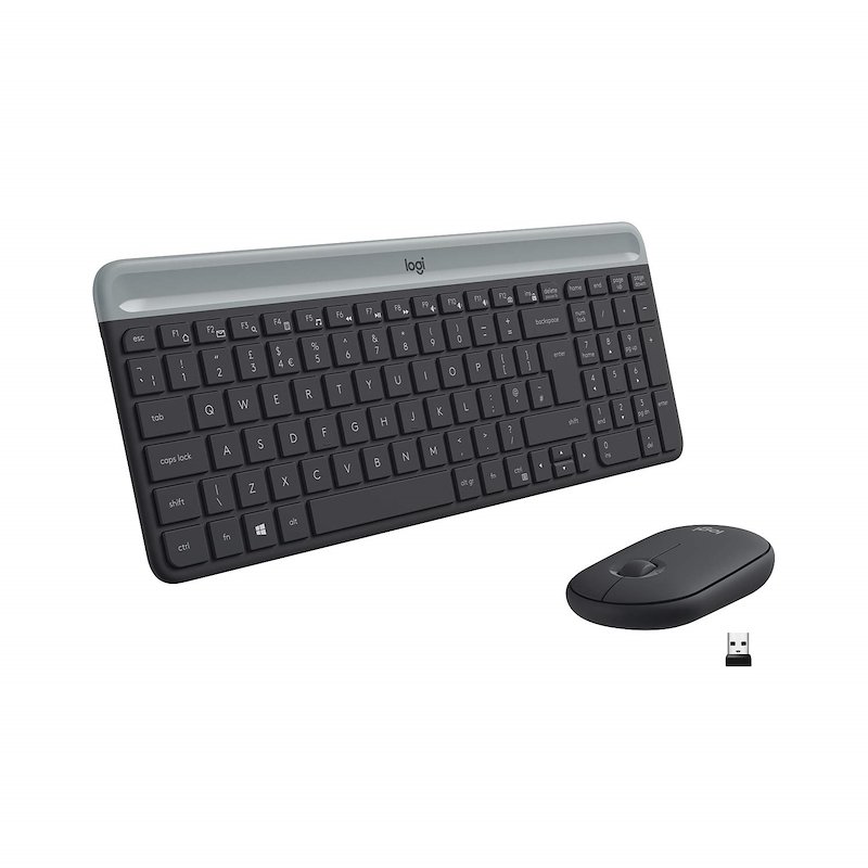Tastiera + Mouse LOGITECH MK470 SLIM WIRELESS COMBO