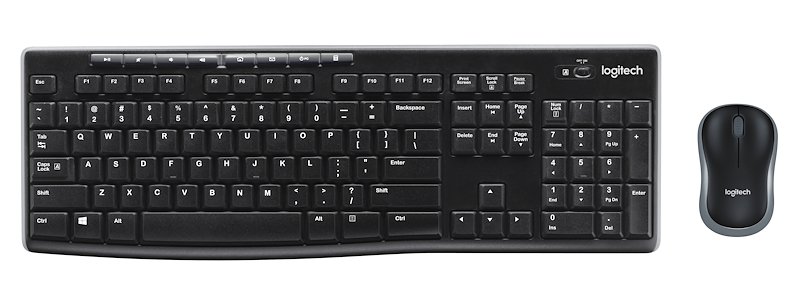 Tastiera + Mouse LOGITECH WIRELESS COMBO MK270