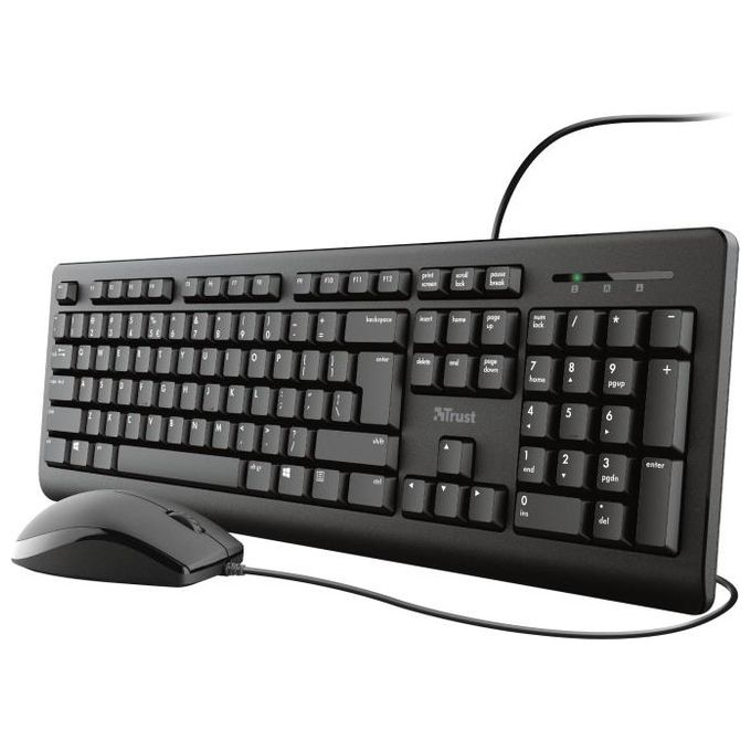 Tastiera + Mouse TRUST PRIMO KB AND MOUSE SET IT Tastiera + Mouse TRUST PRIMO KB AND MOUSE SET IT