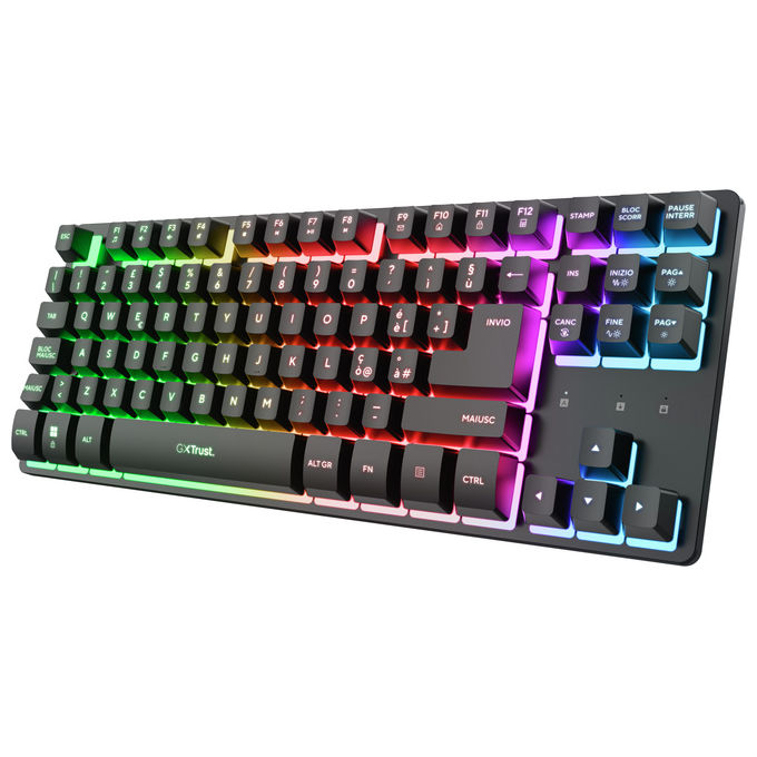 TASTIERA TRUST GXT831 THADO TKL W KB BLK