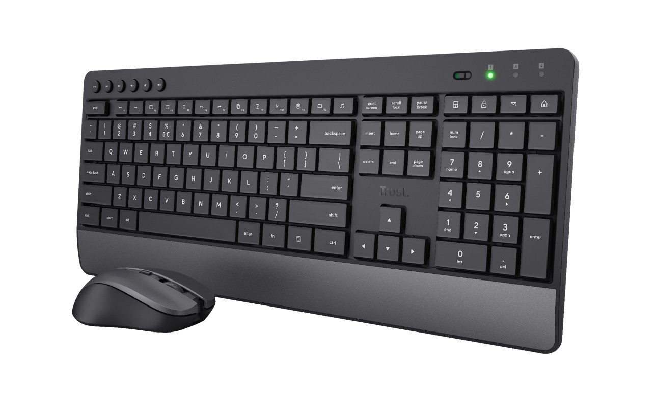Tastiera TRUST TREZO WRLS DESKSET IT