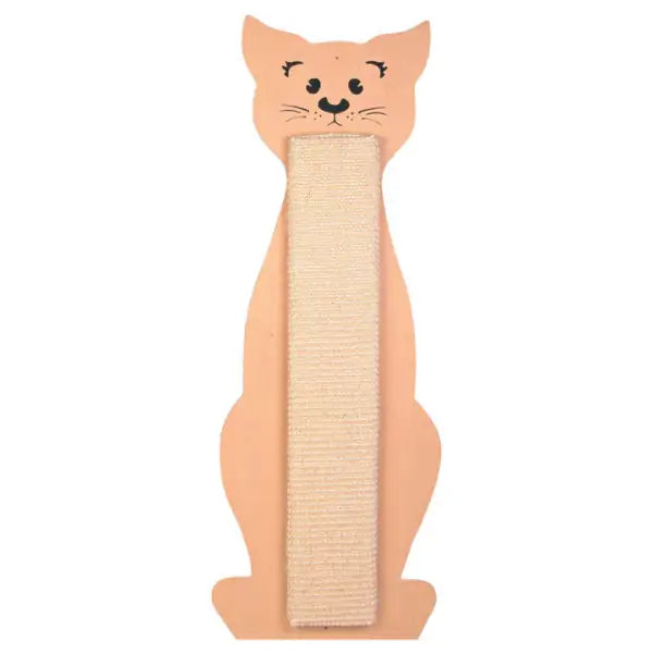 Tavoletta Tiragraffi in legno a forma di gatto Trixie Misura 21x58 cm - Tiragraffi gatto - 1° ORDINE? scegli tra BZR5 - BZR20 + 200 pt fedeltà