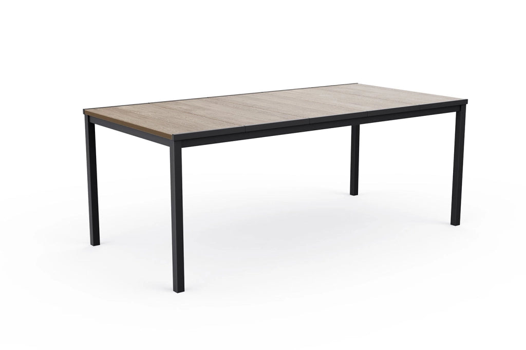 Tavolo da Giardino Keter Porto 200x95x75 cm Deco Coat Piano Effetto Legno Frassino