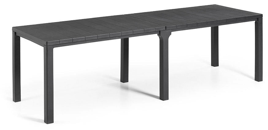 Tavolo Doppio da Giardino 295x90x74,5 cm in Resina Keter Kulie Double Antracite