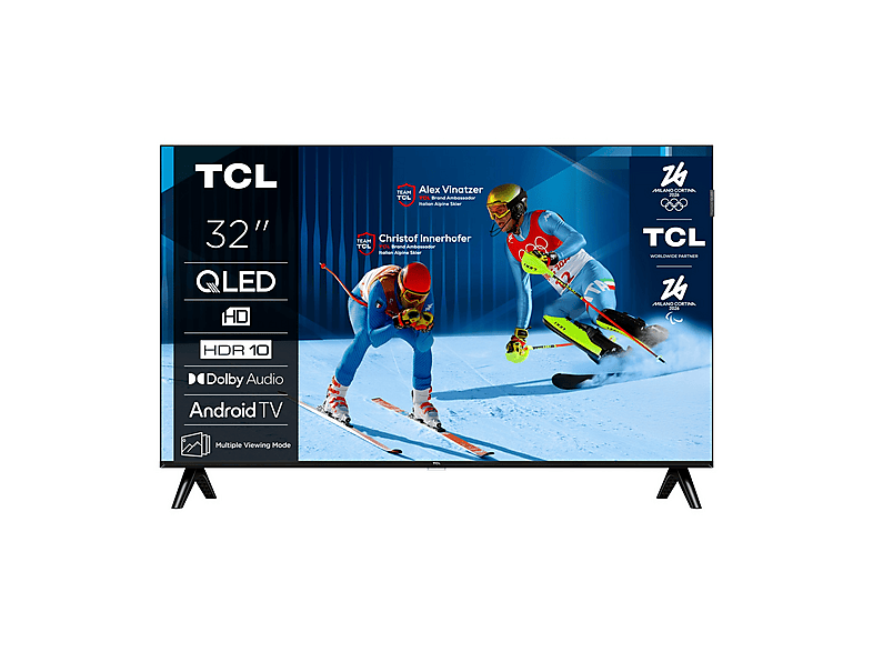 TCL 32S4K TV QLED, SMART TV, 32 ", HD, Processore Quad Core, Classe F TCL 32S4K TV QLED, SMART TV, 32 ", HD, Processore Quad Core, Classe F