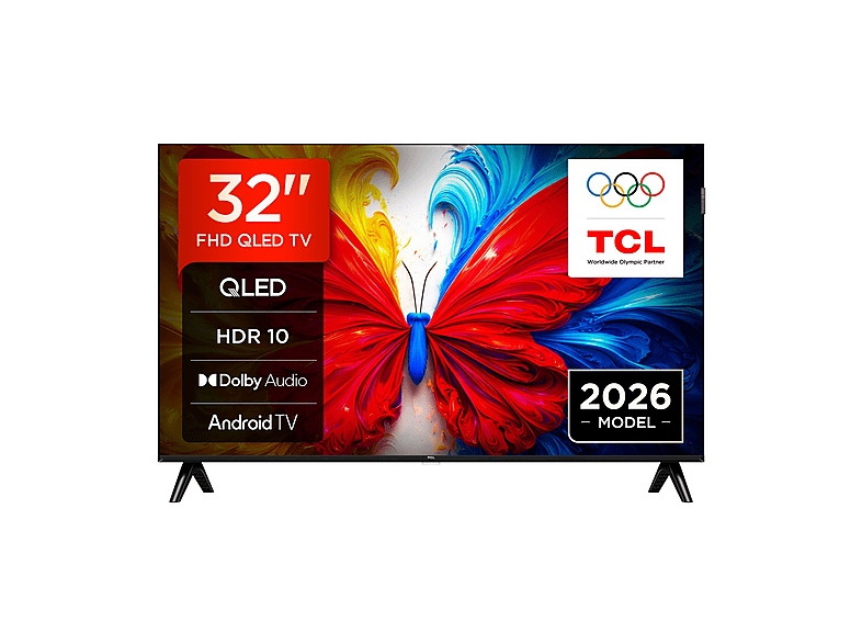 TCL 32S5L TV QLED, SMART TV, 32 ", Full-HD, Processore CA55x4, Classe F
