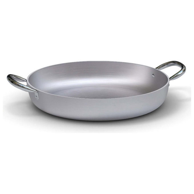 Tegame Alluminio (32cm) PROFESSIONALE SERIE 6800 Silver satinato 6808 32
