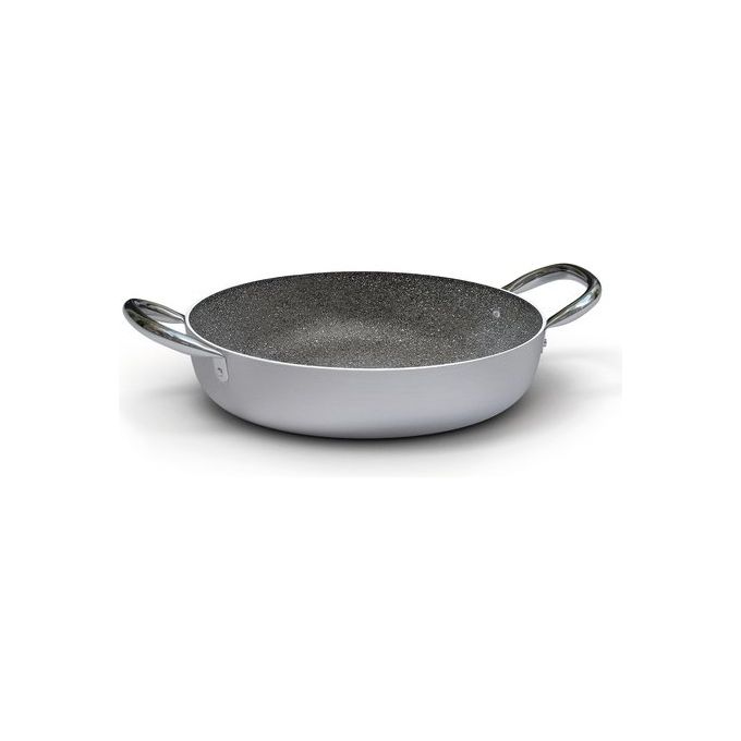Tegame Alluminio antiaderente (28cm) PROFESSIONALE SERIE 6900 Alluminato e Nero 6908 28