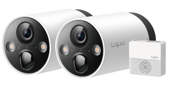 Telecamere Smart wire-free a batteria con storage hub Tapo C420S2